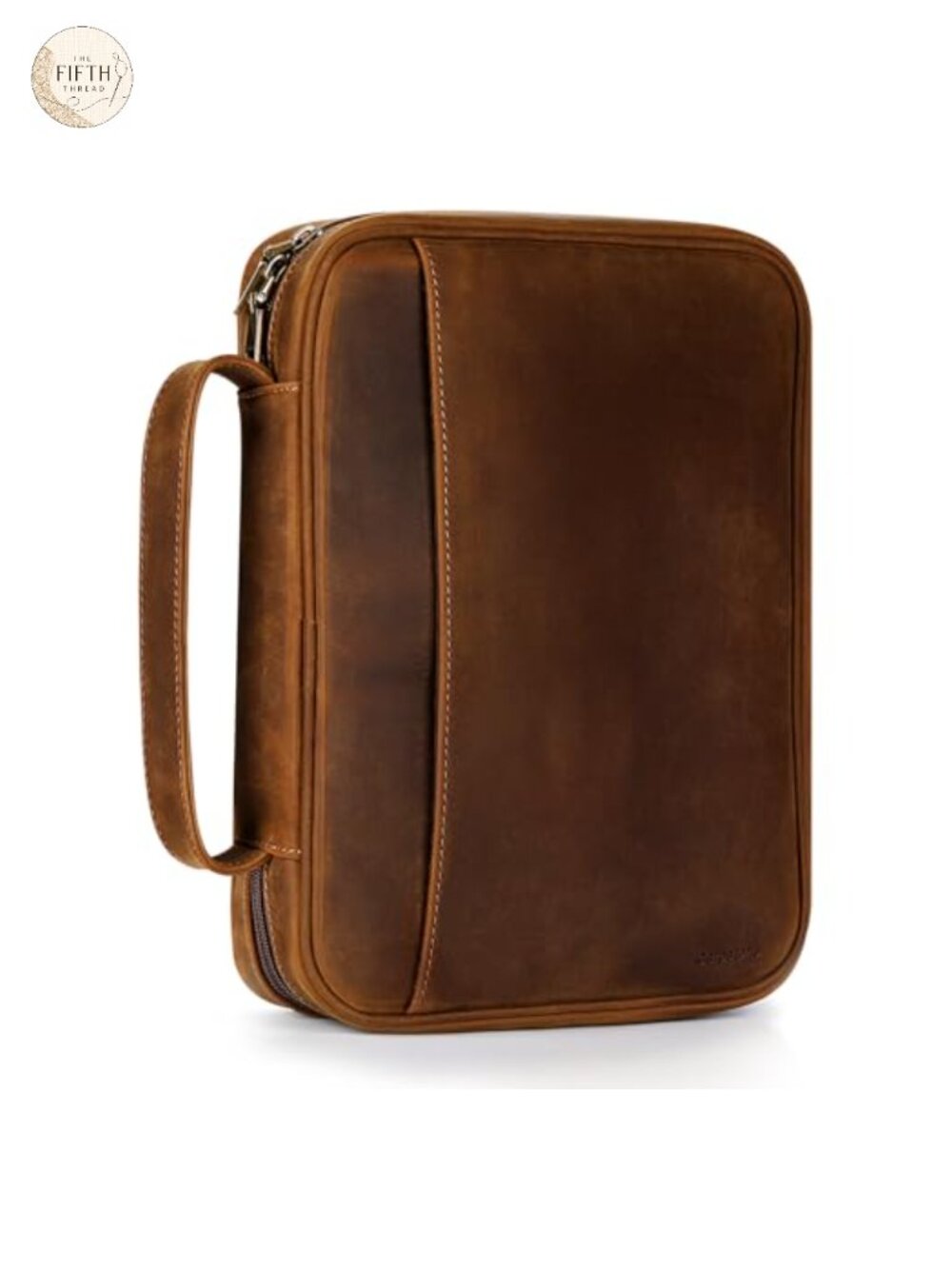 Genuine Leather Bible Cover Cowhide Case for Men Women Church Bag Protective